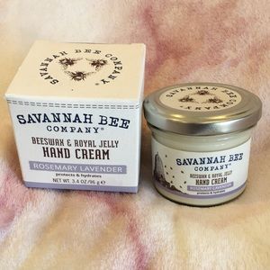 Savannah Bee Co Rosemary Lavender Beeswax & Royal Jelly Hand Cream NWT 3.4 oz